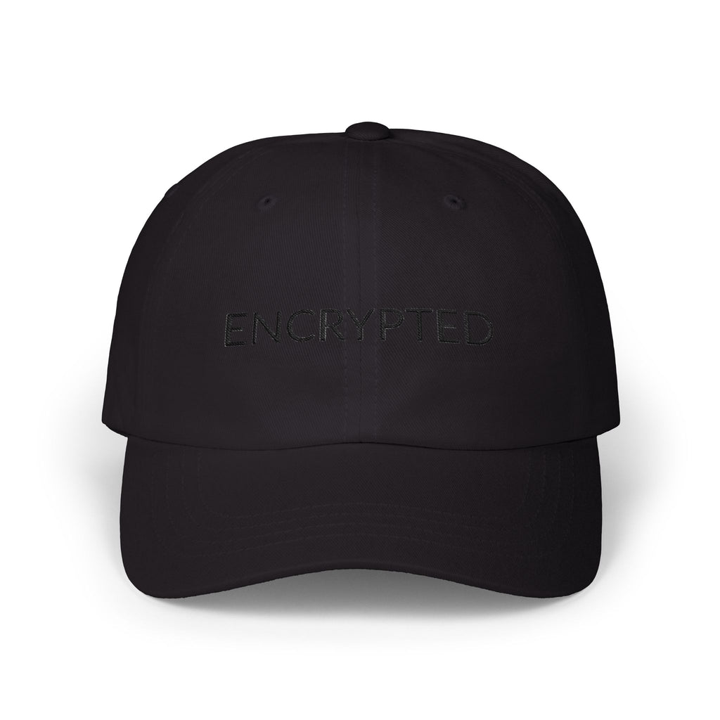 Zcash Encrypted Hat - Dark Charcoal on Black