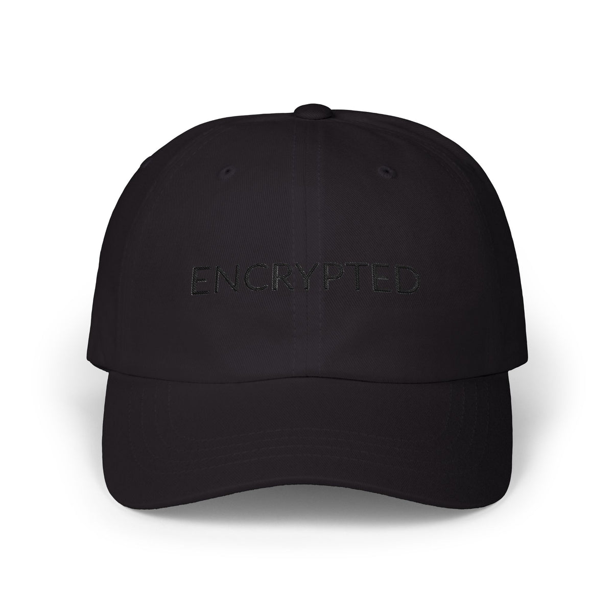 Zcash Encrypted Hat - Dark Charcoal on Black