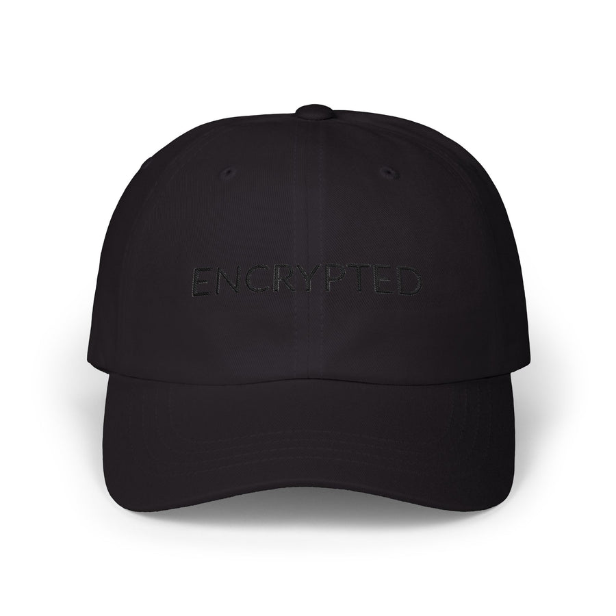 Zcash Encrypted Hat - Dark Charcoal on Black