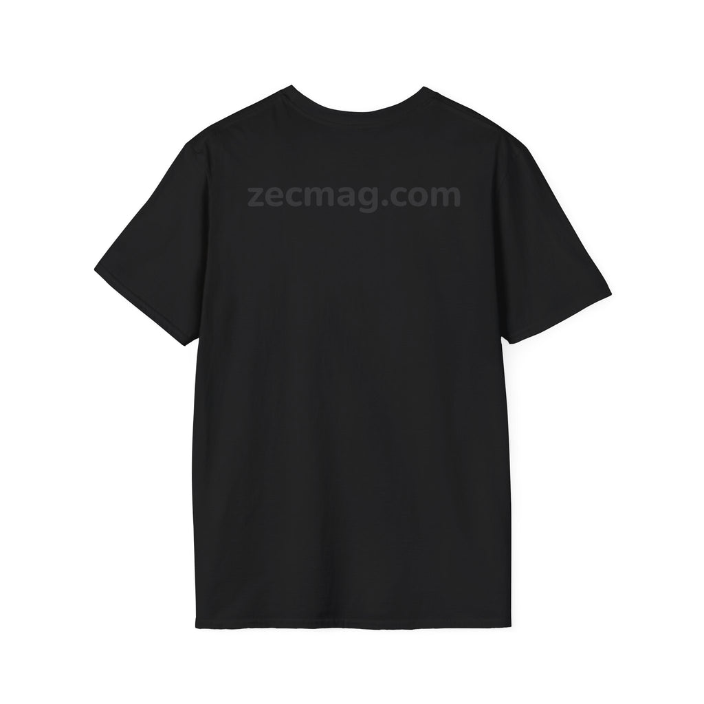 Zcash Magazine T-Shirt - Charcoal On Black