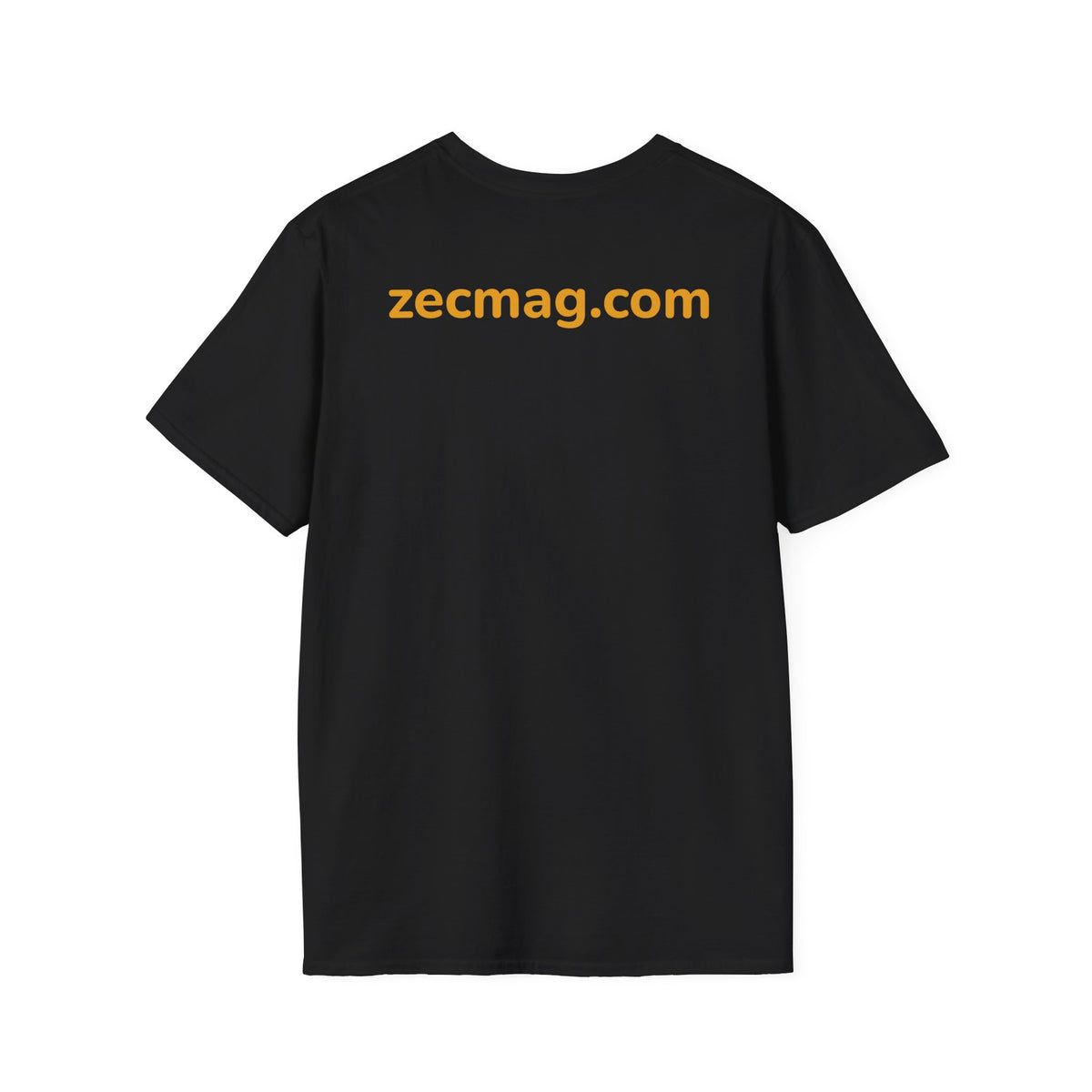 Zcash Magazine T-Shirt - Yellow On Black